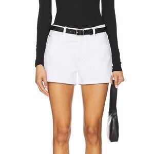 FRAME The Hang Short in White